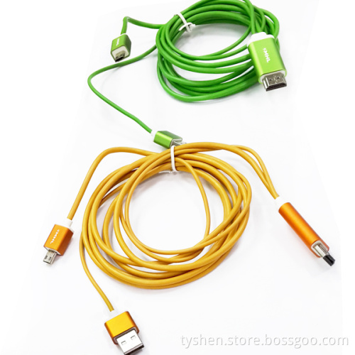 Mhl to HDMI Cable, 11 Pin Port Direct, with a 11 Pin to 5 Pin Adapter